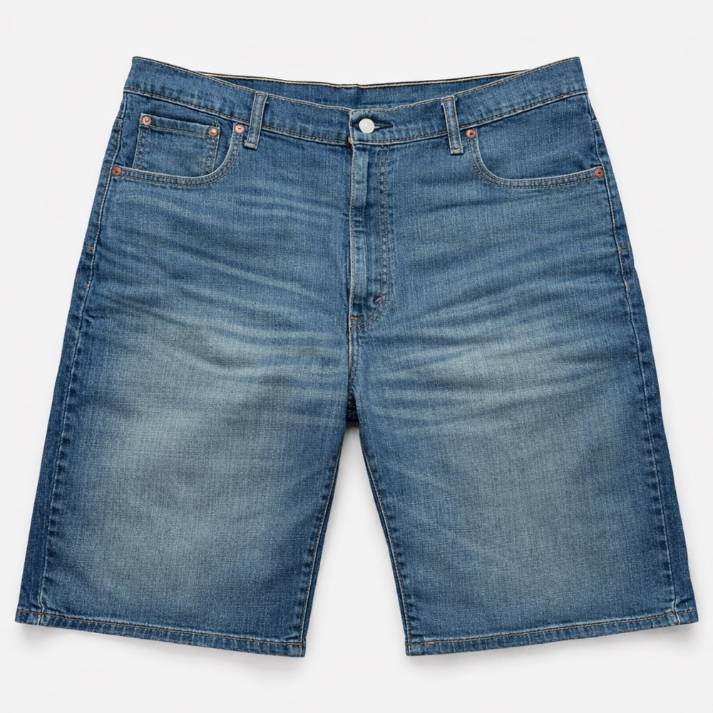 Levi's 569 Denim Shorts Men's Size 36 Straight Loose Fit Jean Shorts